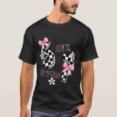 Six Seven 6 7 Checkered Cute Coquette Bow Girly 67 Tシャツ (正面)