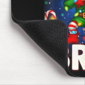 Six Seven 6 7 Funny Bruh Christmas Dabbing Elf Mat マウスパッド (コーナー)