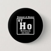 Six Seven 6 7 Funny Number Meme  缶バッジ (正面)