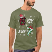 Six Seven 6 7 Gen Alpha ミーム クリスマス  Tシャツ (正面)