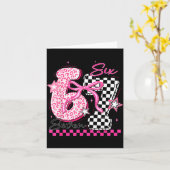 Six Seven 6 7 Leopard Checkered 67 Meme Teacher Wo カード (黄色い花)