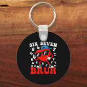 Six Seven 6 7 Meme 67 Trend Valentines Day Boys To キーホルダー (正面)