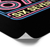 Six Seven 6 7 Meme Funny  ポスター (角)