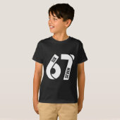 Six Seven 6 7 Meme Funny Number 67 Let's Get Sendy Tシャツ (正面フル)
