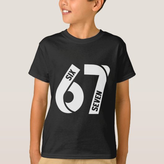 Six Seven 6 7 Meme Funny Number 67 Let's Get Sendy Tシャツ (正面)