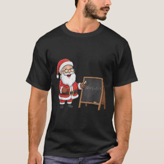 Six Seven 6 7 Meme Santa Christmas Xmas Teacher Nu Tシャツ