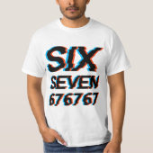 Six Seven 6-7 Meme Tシャツ (正面)
