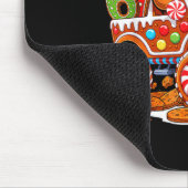 Six Seven 6 7 Monster Truck Gingerbread Man Christ マウスパッド (コーナー)