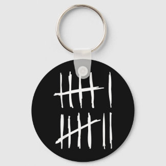 Six Seven 6 7 Tally Marks 67 Meme 6-7 Numbers キーホルダー