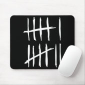 Six Seven 6 7 Tally Marks 67 Meme 6-7 Numbers マウスパッド (マウス)