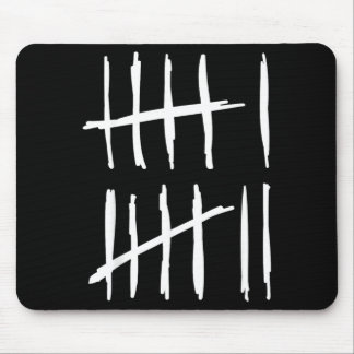 Six Seven 6 7 Tally Marks 67 Meme 6-7 Numbers マウスパッド