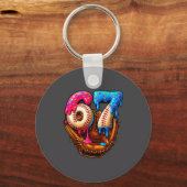 Six Seven Baseball Candy Drip 6-7 Meme  キーホルダー (正面)