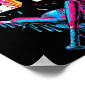 Six Seven Baseball Ice Cream Drip Cool 67 Gen Alph ポスター (角)