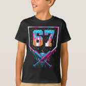 Six Seven Baseball Ice Cream Drip Cool 67 Gen Alph Tシャツ (正面)