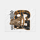 Six Seven Basketball, Funny 67 Basketball, Retro G フリースブランケット (正面(横))