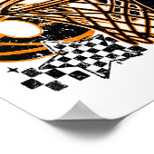 Six Seven Basketball, Funny 67 Basketball, Retro G ポスター (角)