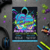 Six Seven Birthday Invitation, 7th Birthday 招待状