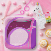 Six seven birthday plates ペーパープレート (パーティー)