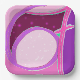 Six seven birthday plates ペーパープレート