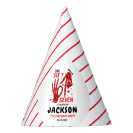 Six Seven Birthday Skeleton Hands Party パーティーハット