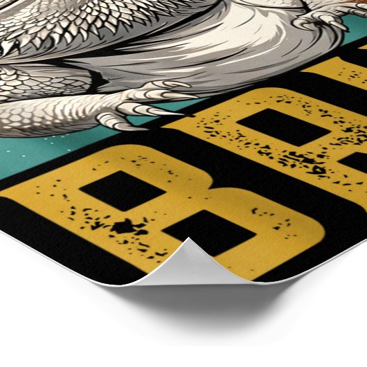 Six Seven Bruh 67 6 7 Meme Funny Sungles Bearded D ポスター (角)