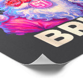 Six Seven Bruh 67 Funny Nk Santa Christmas 6 7 Mem ポスター (角)