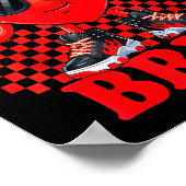 Six Seven Bruh 67 Heart Valentines Day Boy Girl Ki ポスター (角)