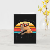 Six Seven Bruh 67 Meme Capybara カード (黄色い花)