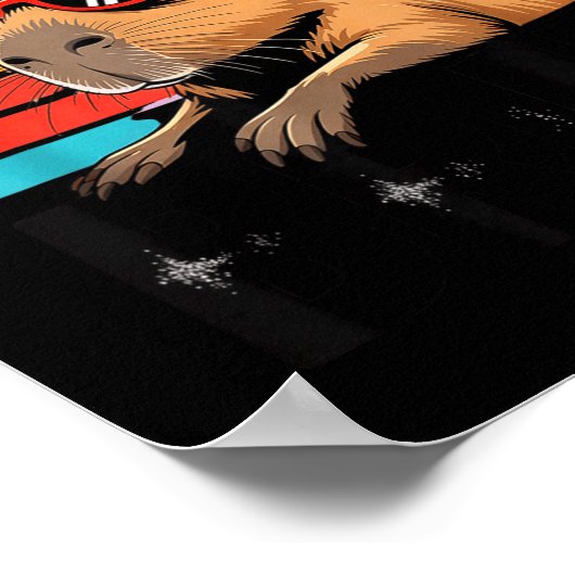 Six Seven Bruh 67 Meme Capybara  ポスター (角)