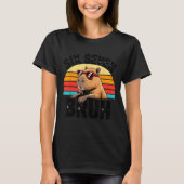 Six Seven Bruh 67 Meme Capybara  Tシャツ (正面)