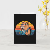 Six Seven Bruh 67 Meme Funny 100 Days Of School Ca カード (黄色い花)