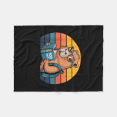 Six Seven Bruh 67 Meme Funny 100 Days Of School Ca フリースブランケット (正面(横))