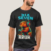 Six Seven Bruh 67 Meme Funny Capybara  Tシャツ (正面)
