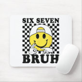 Six Seven Bruh 67 Meme Gen Alpha Slang 6 7 Funny B マウスパッド (マウス)