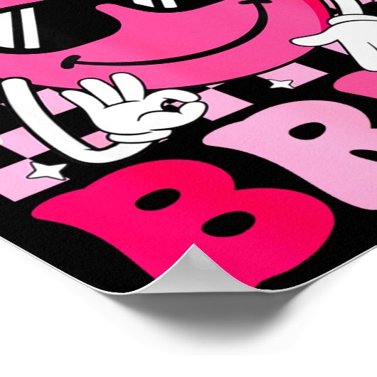 Six Seven Bruh 67 Meme Smile Face Valentines Boys  ポスター (角)