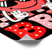 Six Seven Bruh 67 Meme Smile Face Valentines Boys  ポスター (角)