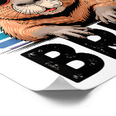 Six Seven Bruh 6 7 Meme Funny Capybara 6 7  ポスター (角)