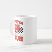 Six Seven Bruh 6 7 Meme Funny Valentines Day Girls コーヒーマグカップ (正面左)