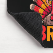 Six Seven Bruh 6 7 Meme Turkey Thanksgiving Boy Gi マウスパッド (コーナー)
