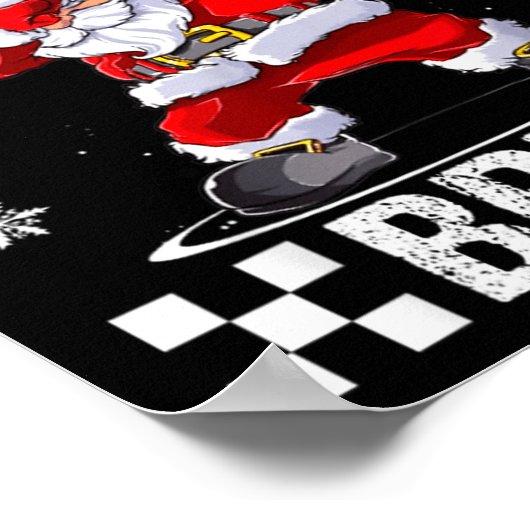 Six Seven Bruh 6-7 Meme Xmas Matching Pjs Christma ポスター (角)