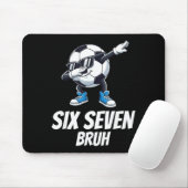 Six Seven Bruh Brainrot Gen Alpha Dabbing Soccer B マウスパッド (マウス)
