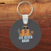 Six Seven Bruh Capybara 67 Boys Teens Kids Animals キーホルダー (正面)