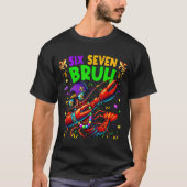 Six Seven Bruh Mardi Gras Dabbing Crawfish Men Wom Tシャツ (正面)