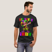 Six Seven Bruh Mardi Gras Jester Dab 6 7 Meme Fat  Tシャツ (正面フル)