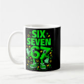 Six seven bruh st patricks day 67 meme 67 brainrot コーヒーマグカップ (左)