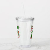 Six Seven Christmas Hands Meme アクリルタンブラー (左)