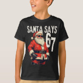 Six Seven Christmas Meme 67 Funny  Tシャツ (正面)