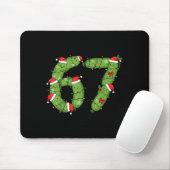 Six Seven Christmas Pickle Funny Holiday 67 Meme  マウスパッド (マウス)