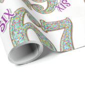 Six Seven, Confetti Birthday ラッピングペーパー (ロールコーナー)