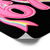 Six Seven Coquette Girl Bow Cute Meme 67 Nk Funny  ポスター (角)